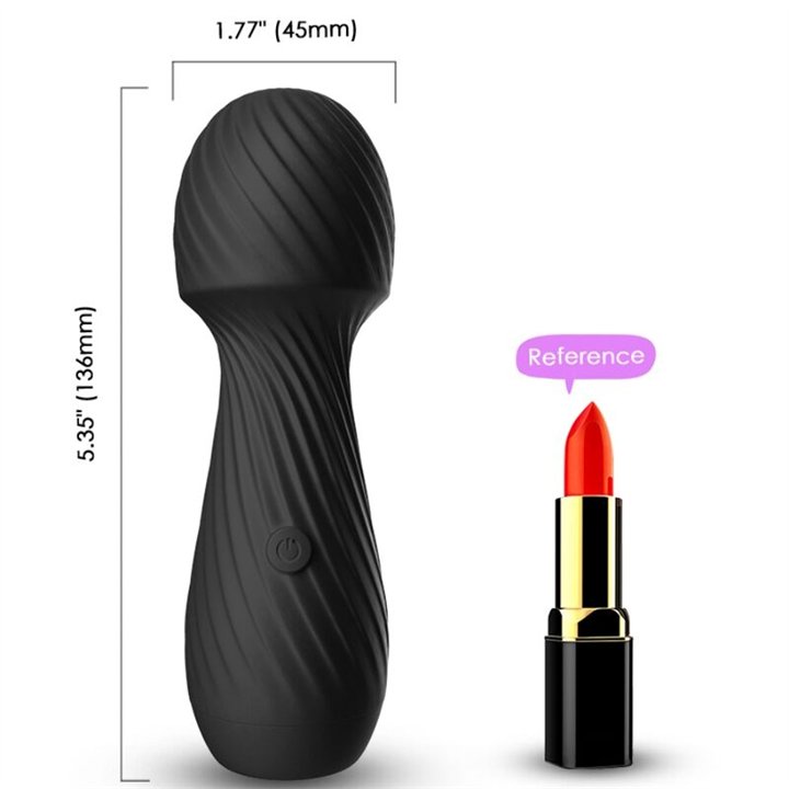 ARMONY - DAZZLE MASSAGER & VIBRATOR SMALL BLACK - D-237980 - Teknashop Ltd