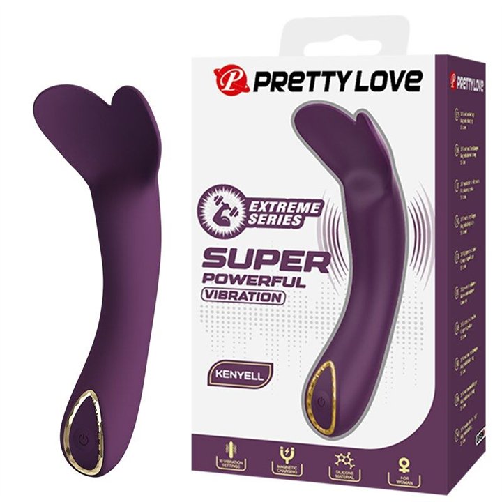 PRETTY LOVE - KENYELL RECHARGEABLE VIBRATOR 10 FUNCTIONS PURPLE - D-246127 - Teknashop Ltd