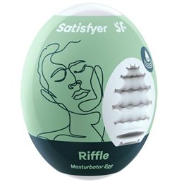 SATISFYER - RIFFLE MASTURBATOR EGG - D-229350 - Teknashop Ltd
