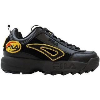 FILA SHOES DISRUPTOR IIPATCHES BLACK EU 36 - 5FM00538-001-36 - Teknashop Ltd