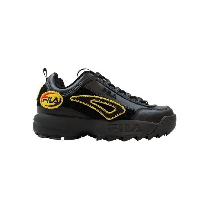 FILA SHOES DISRUPTOR IIPATCHES BLACK EU 36 - 5FM00538-001-36 - Teknashop Ltd