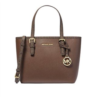 MICHAEL KORS CHARLOTTE SIGNATURE LEATHER LARGE TOP ZIP TOTE HAND - 35H3GTVT0L - Teknashop Ltd