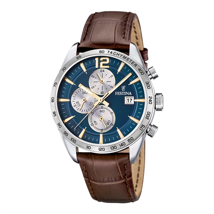 Festina Timeless F16760/7 Men's Watch Chronograph - F16760/7 - Teknashop Ltd