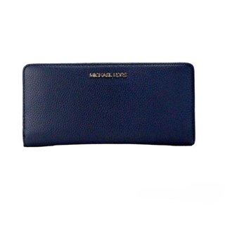 Michael Kors Jet Set Travel Large Navy Pebbled Leather Continent - 35T7GTVE7L-3 - Teknashop Ltd