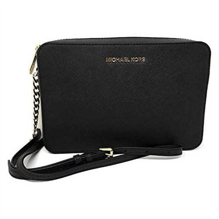 MICHAEL KORS JET SET LARGE EAST WEST SAFFIANO LEATHER CROSSBODY - 35T8GTTC9L-2 - Teknashop Ltd
