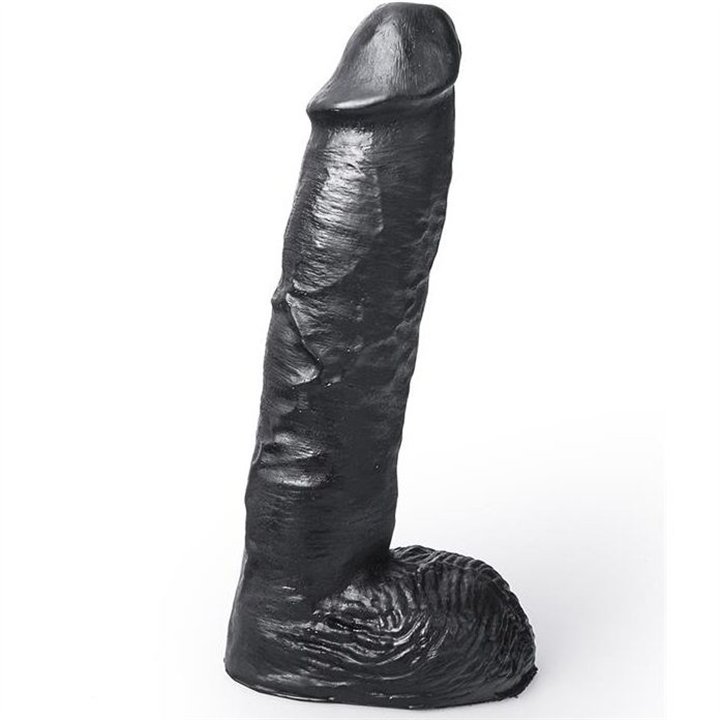 HUNG SYSTEM - REALISTIC DILDO BLACK COLOR MICKEY 24 CM - D-222969 - Teknashop Ltd