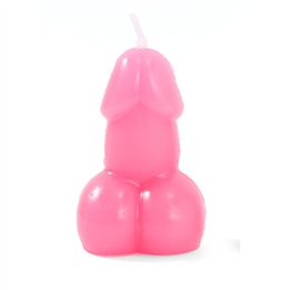DIABLO PICANTE - PENIS SHAPED CANDLE IN FUCHSIA COLOR - D-243989 - Teknashop Ltd
