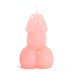 DIABLO PICANTE - PENIS SHAPED CANDLE IN PINK COLOR - D-243990 - Teknashop Ltd
