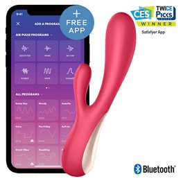 SATISFYER - MONO FLEX RED WITH APP - D-225307 - Teknashop Ltd