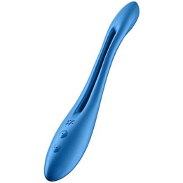 SATISFYER - ELASTIC GAME MULTI VIBRATOR BLUE - D-231017 - Teknashop Ltd