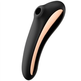 SATISFYER - DUAL KISS AIR PULSE VIBRATOR BLACK - D-231142 - Teknashop Ltd