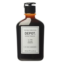 Depot, 100 Hair Cleansing No. 104, Botanical Complex, Hair Shampoo, For Neutralisation Of Yellow Tones, 250 ml - Teknashop Ltd