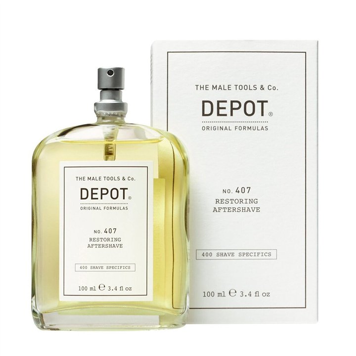 Depot, 400 Shave Specifics No. 407, Pro-Vitamin B5, Restoring & Refreshing, After-Shave Lotion, 100 ml - Teknashop Ltd