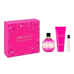Set Jimmy Choo: Rose Passion, Eau De Parfum, For Women, 100 ml + Rose Passion, Eau De Parfum, For Women, 7.5 ml + Rose Passion, 