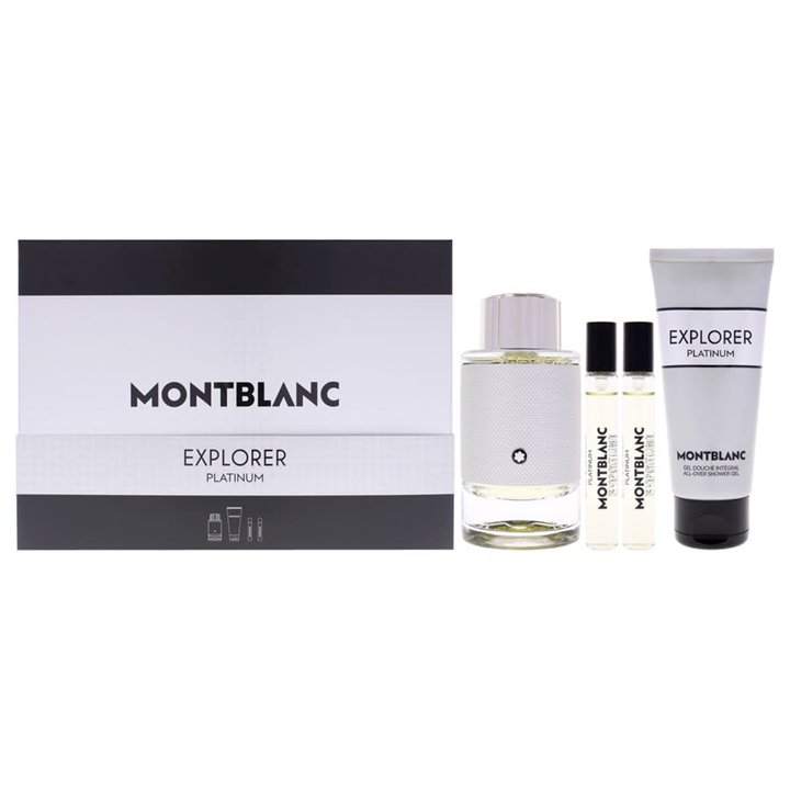 Set Montblanc: Explorer Platinum, Eau De Parfum, For Men, 100 ml + Explorer Platinum, Eau De Parfum, For Men, 2 pcs, 7.5 ml + Ex