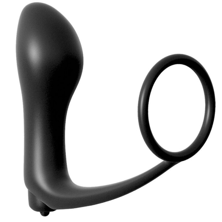 ANAL FANTASY ELITE COLLECTION - ASS-GASM COCKRING VIBRATOR PLUG - D-236537 - Teknashop Ltd
