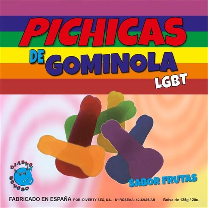 PRIDE - GUMMY PENIS FRUITS LGBT - D-231705 - Teknashop Ltd