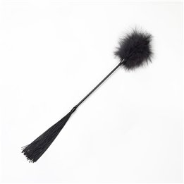 Secret Play Black Whip and Duster - F3421K - Teknashop Ltd