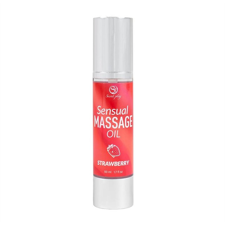 Sensual Massage Oil Strawberry 50 ml. - F3738-01 - Teknashop Ltd