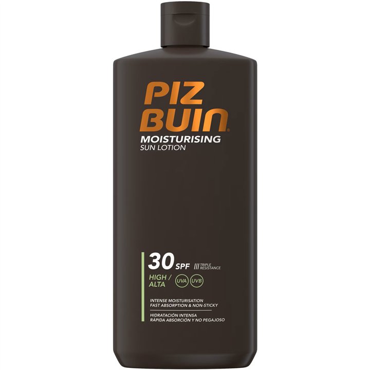 Piz Buin, Moisturizing, Sun Protection, Sunscreen Lotion, SPF 30, UVA & UVB, 400 ml - Teknashop Ltd