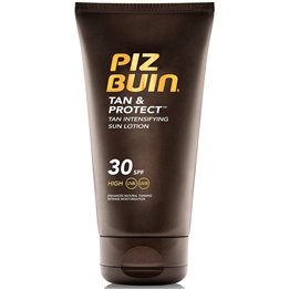 Piz Buin, Tan & Protect, Accelerates Natural Tanning, Sunscreen Lotion, SPF 30, 150 ml - Teknashop Ltd