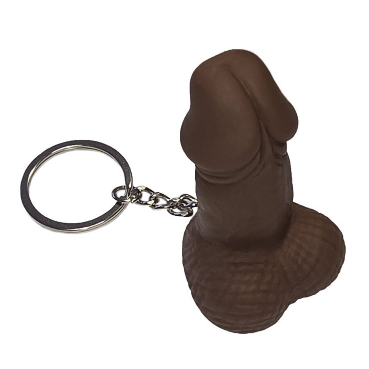 DIABLO PICANTE - PENIS SHAPED WHISTLE KEYRING MULATTO COLOR - D-243975 - Teknashop Ltd