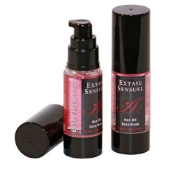 EXTASE SENSUAL - MASSAGE OIL WITH EXTRA FRESH STRAWBERRY EFFECT 30 ML - D-201714 - Teknashop Ltd