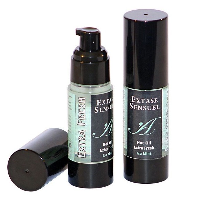 EXTASE SENSUAL - MASSAGE OIL WITH EXTRA FRESH ICE EFFECT 30 ML - D-201716 - Teknashop Ltd