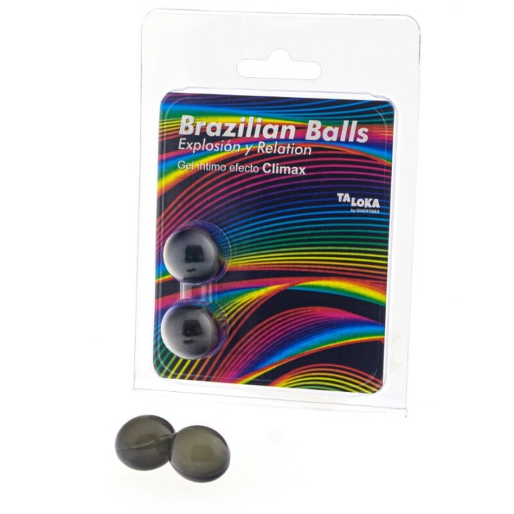 TALOKA - 2 BRAZILIAN BALLS CLIMAX EFFECT EXCITING GEL - D-232618 - Teknashop Ltd