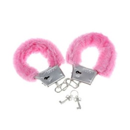 DIABLO PICANTE - PLEASURE FURRY HANDCUFFS PINK - D-230228 - Teknashop Ltd