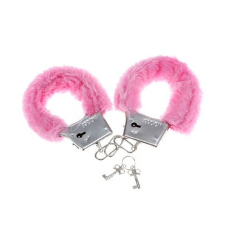 DIABLO PICANTE - PLEASURE FURRY HANDCUFFS PINK - D-230228 - Teknashop Ltd