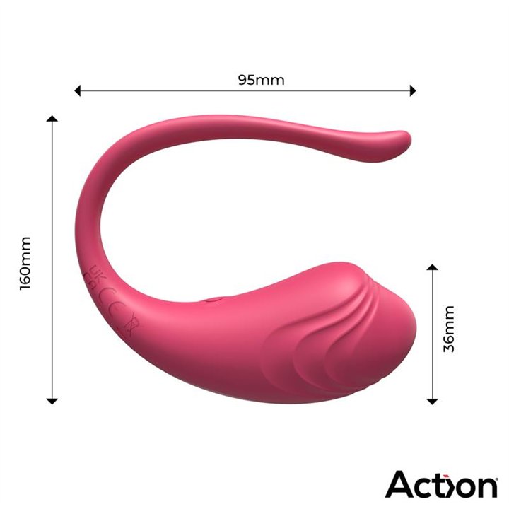 Luvia Vibrating Egg with Remote Control Pink - AC-353 - Teknashop Ltd