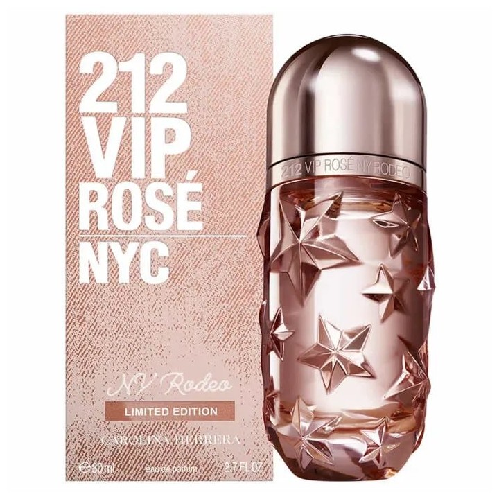 Carolina Herrera 212 Vip Rosé Ny Rodeo Eau De Parfum Spray 100ml Limited Edition - unisex - Teknashop Ltd
