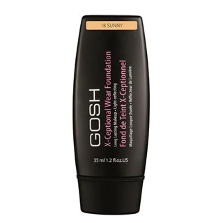 Gosh X-Ceptional Wear Foundation Long Lasting Makeup 18 Sunny 35ml - unisex - Teknashop Ltd