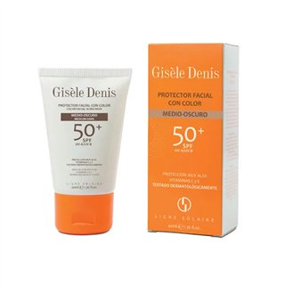 Gisèle Denis Color Facial Sunscreen Spf50+ Medium/Dark 40ml - unisex - Teknashop Ltd
