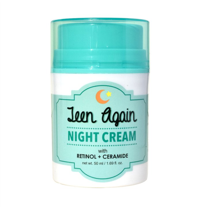 Look At Me, Teen Again, Retinol, Revitalising, Night, Cream, For Face, 50 ml - Teknashop Ltd