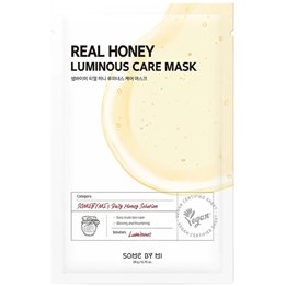Some By Mi, Real Honey, Illuminating, Sheet Mask, For Face, 20 g - Teknashop Ltd