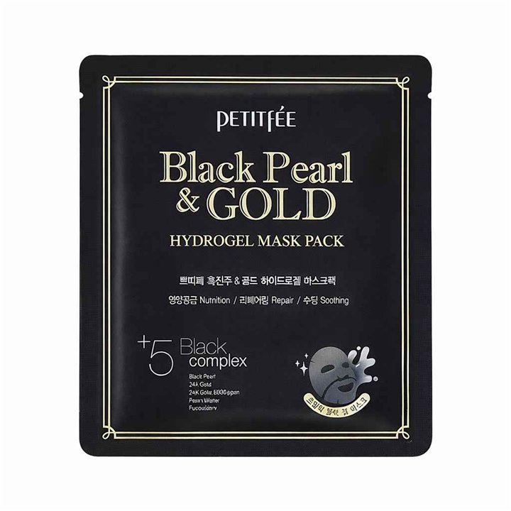 Petitfee, Black Pearl & Gold, Hydrating & Brightening, Gel Mask, Face, 32 g - Teknashop Ltd
