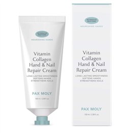 PaxMoly, Vitamin Collagen, Hydrating & Moisturising, Hand & Nail Cream, Fruity & Floral, 100 ml - Teknashop Ltd