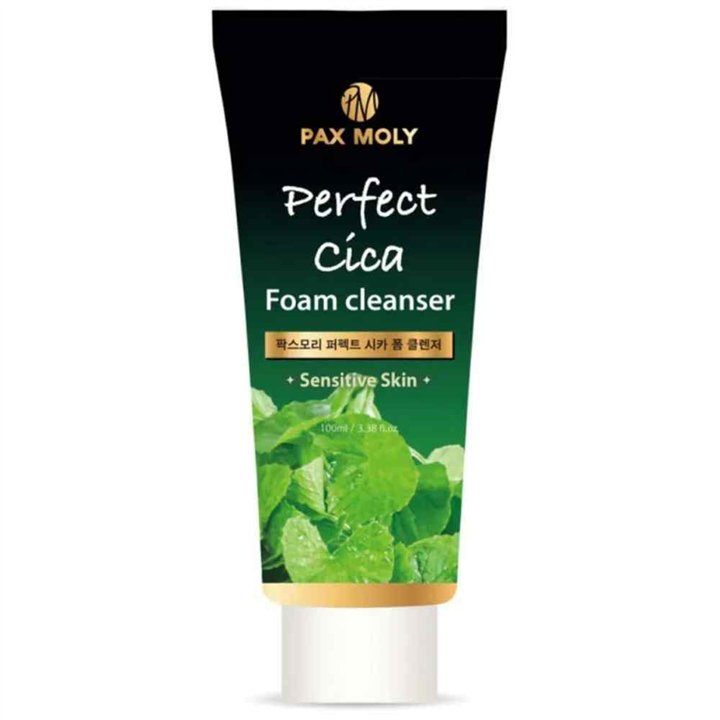 PaxMoly, Perfect Cica, Soothing & Calming & Cleansing, Cleansing Foam, 100 ml - Teknashop Ltd