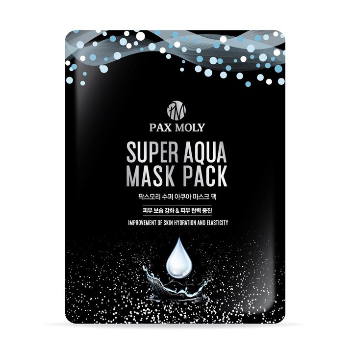 PaxMoly, Super Aqua, Hydrating, Sheet Mask, For Face, 25 ml - Teknashop Ltd