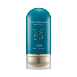 Ottie, Water Barrier, Hydrating & Moisturising, Sunscreen Cream, For Face, SPF50+, 60 ml - Teknashop Ltd