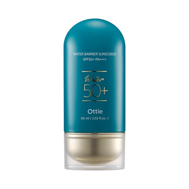 Ottie, Water Barrier, Hydrating & Moisturising, Sunscreen Cream, For Face, SPF50+, 60 ml - Teknashop Ltd