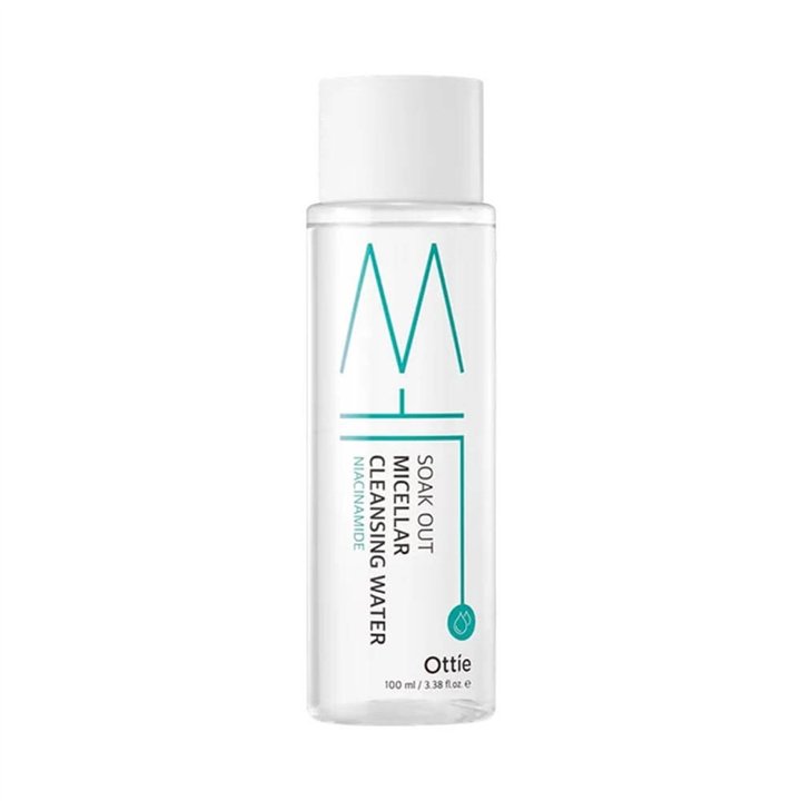 Ottie, Soak Out, Cleansing & Hydrating, Micellar Water, Sensitive, 100 ml - Teknashop Ltd