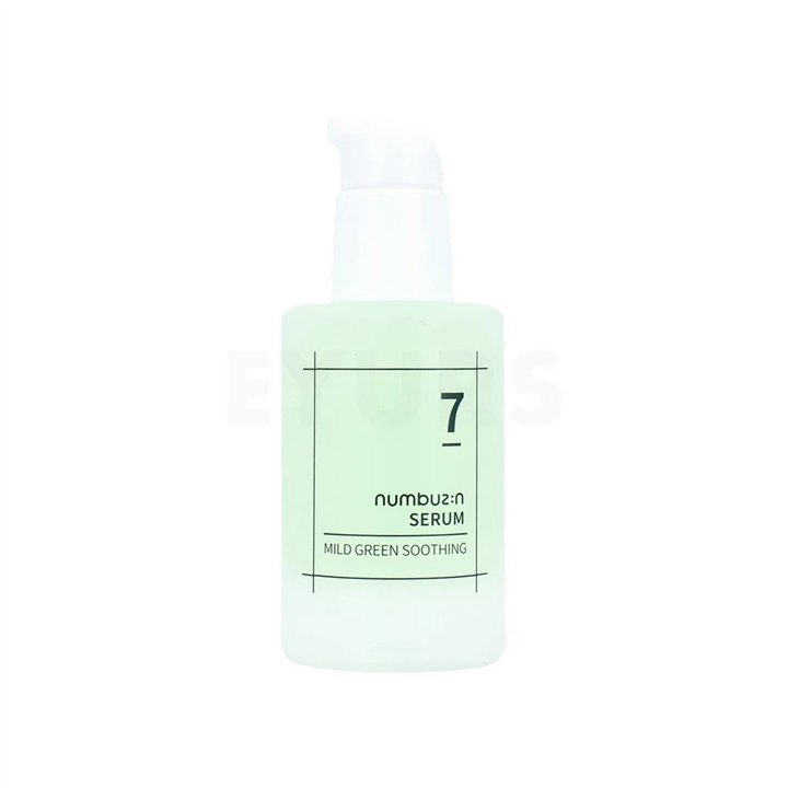 Numbuzin, No. 7 Mild Green Soothing, Hydrating & Soothing, Tonic Lotion, For Face, 50 ml - Teknashop Ltd
