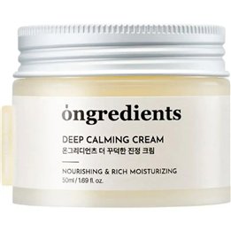 Ongredients, Deep Calming, Nourishing & Moisturizing, Daily, Rich Cream, For Face, 50 ml - Teknashop Ltd