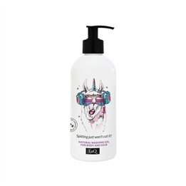 LaQ, Llama, Cleansing & Hydrating, Shower Gel, For Hair & Body, For All Skin Types, 300 ml - Teknashop Ltd
