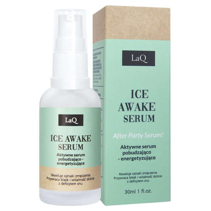 LaQ, Ice Awake, Energizing, Daily, Serum, For Face, 30 ml - Teknashop Ltd