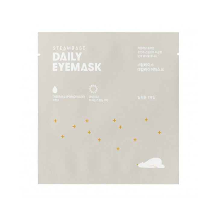 SteamBase, Untitle, Soothing & Relaxing, Weekly or as needed, Eye Sheet Mask, 1 pcs - Teknashop Ltd