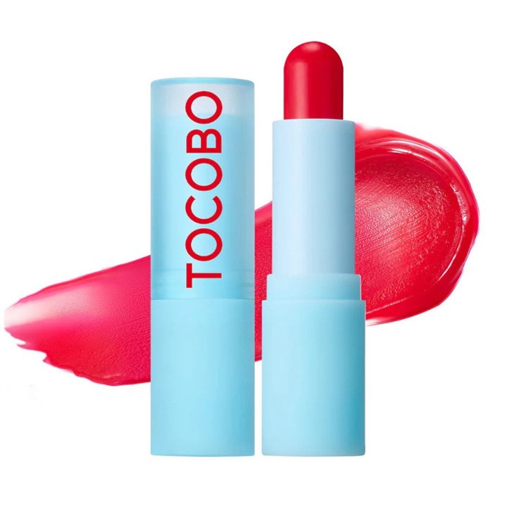 Tocobo, Glass Tinted, Hydrating & Glow, Lip Balm, 011, Flush Cherry, 3.5 g - Teknashop Ltd